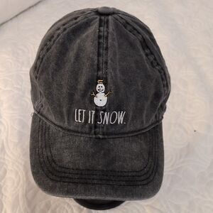 Rae Dunn Let It Snow Snowman Cap
